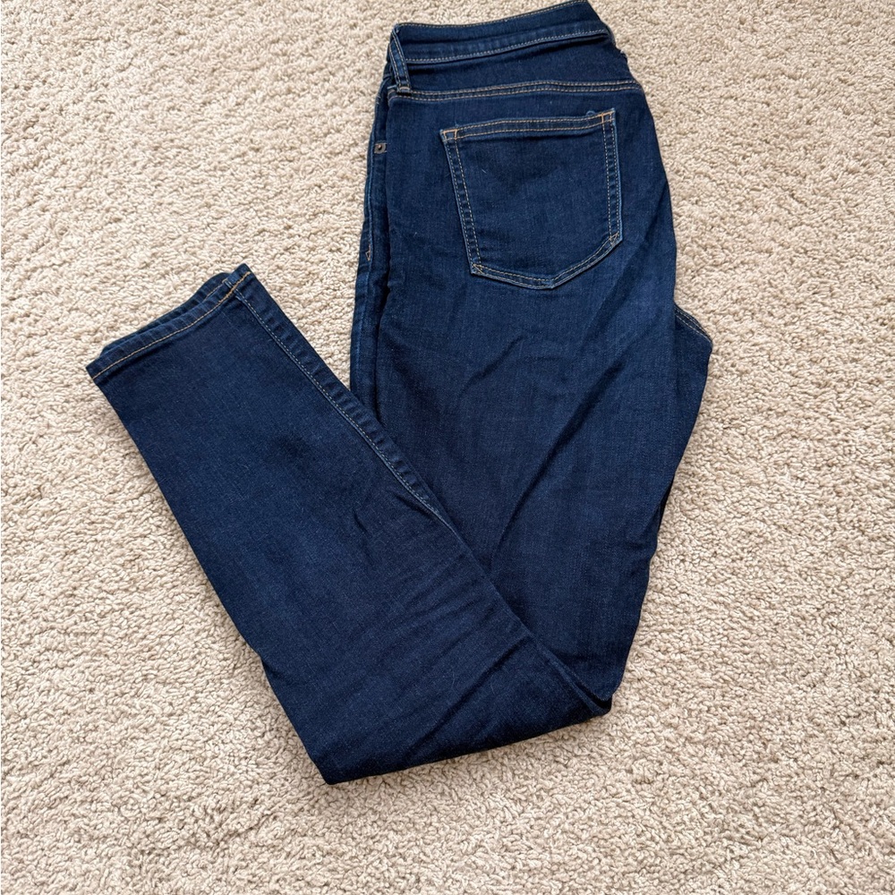 Dark Blue Denim Skinny Jeans